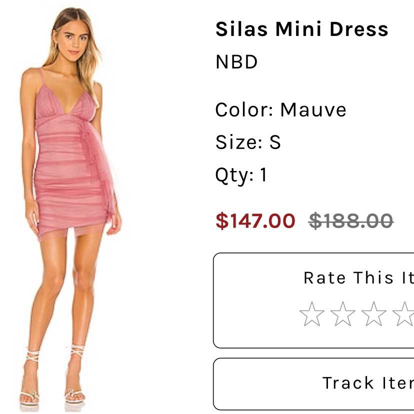 Nbd Silas Mini Dress